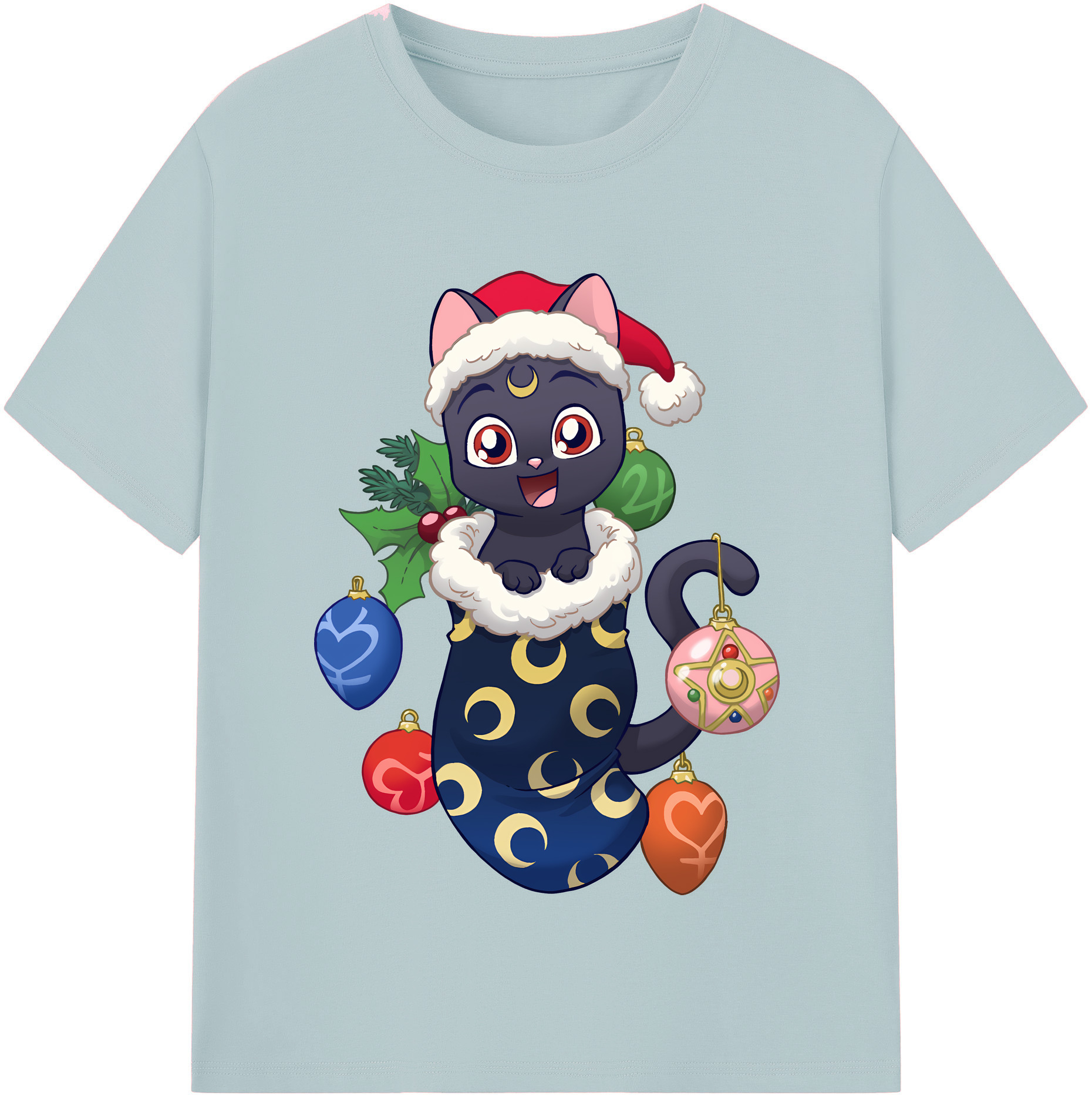 （画像用） 美少女戦士セーラームーン Sailor Moon 綿100％半袖Tシャツ（フロントプリント）